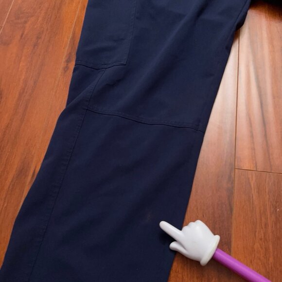 FIGS Axim Cargo Scrub Pants Mens Size 2XL Drawstring Stretch Navy Blue - Picture 9 of 10